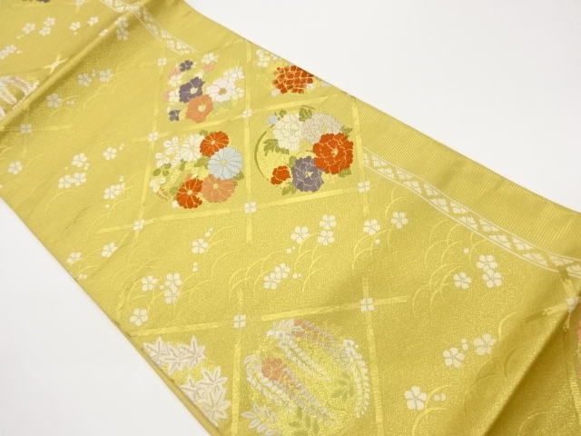 JAPANESE FUKURO OBI / WOVEN TASUKI LATTICE